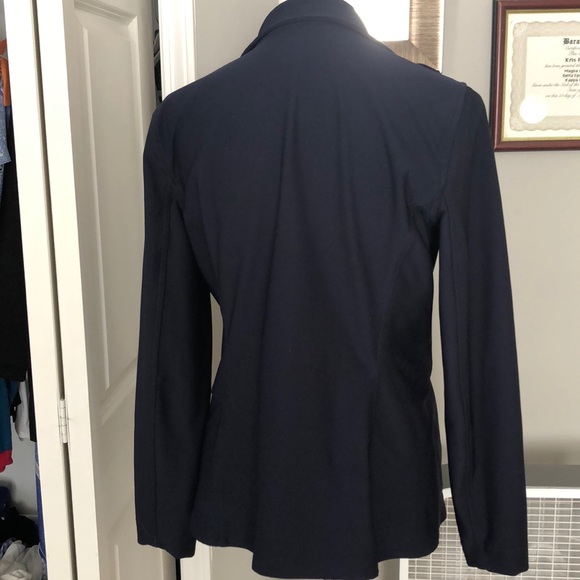 Lucy Navy Blue Zip Up Athletic Jacket - Picture 4 of 7
